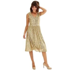 draper james gold sequin dress | Dresses | Draper James Blue Puff Sleeve WK10DRESSFLASH